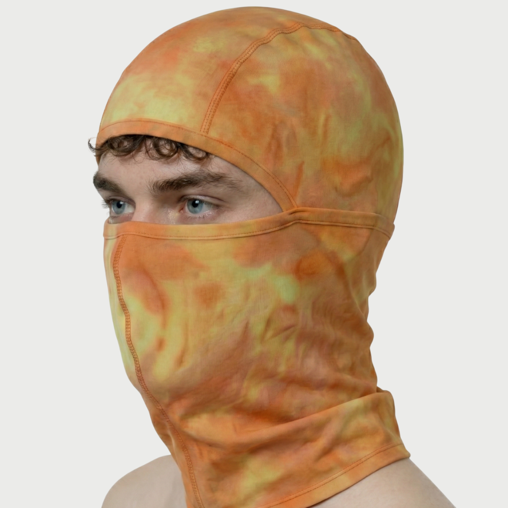 Heat Reactive Balaclava - BLAZE (orange–yellow)