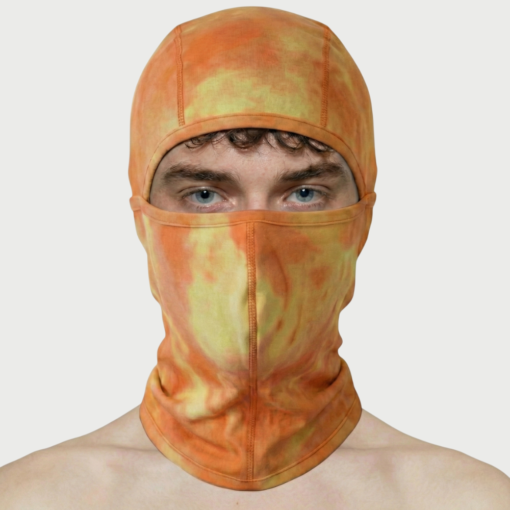 Heat Reactive Balaclava - BLAZE (orange–yellow)